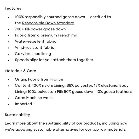 Aritzia The Super Puff Mittens - NWT - Picture 7 of 7